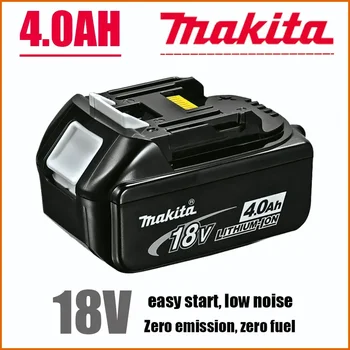 100% Originál Makita 18V 4.0 Ah Nabíjacie Náradie Batérii s LED Li-ion Výmena LXT BL1860B BL1860 BL1850