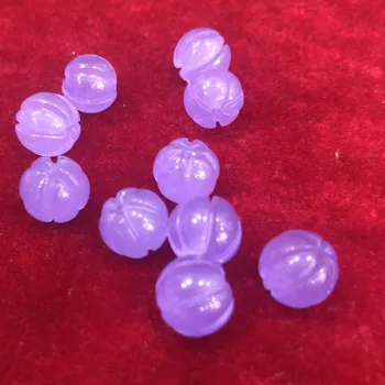 12 mm Vysoký Ice Grade Fialová Jade Tekvica Korálky Pre Šperky, Takže Diy Kúzlo Náramok Náhrdelník Myanmar Jadeite Guľôčky Príslušenstvo