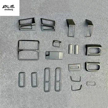 1lot ABS Chrom Plastu Dekorácie Interiéru Kryt pre 2020 2021 Mitsubishi DELICA Auto Príslušenstvo