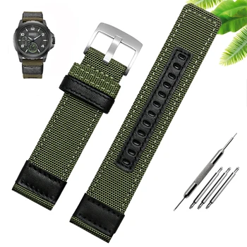 20 mm 22 mm 24 mm Nylon Plátno Watchband Pre Jee-p Občan Seiko Tissot Tundra Zelená JPW606301/646 Vonkajšie Športové Hodinky Popruhu Pásu