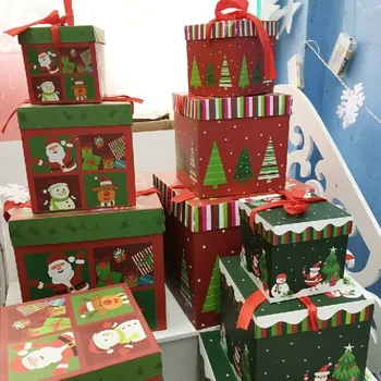2023 Vianočné Nový Vianočný Darček Box Vianoce Prítomné Strany Prospech Skladacia Darčekové Krabice