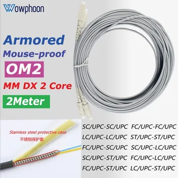 3M Gigabit OM2 anti myši obrnené optický jumper SC/LC/FC/ST 50/125um Multimode duplex Core 2 optický kábel patch kábel