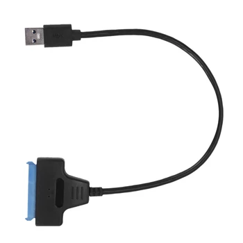 3X USB 3.0 2.5 Palcový SATA Pevný Disk, Kábel Adaptéra SDD SATA Na USB 3.0 Prevodník-Black
