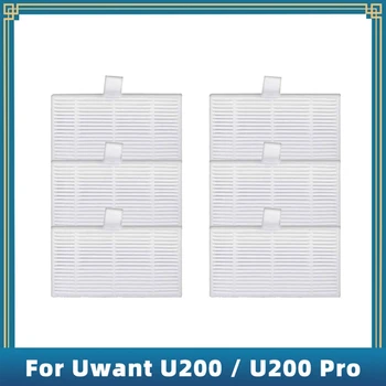 6PCS Náhradné Diely Pre Uwant U200 / U200 Pro Robot Vysávač Príslušenstvo Hepa Filter