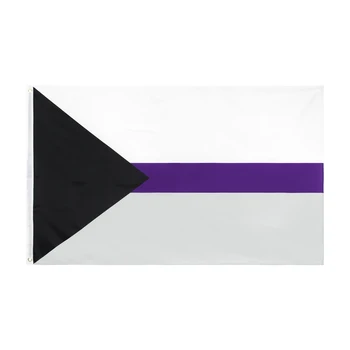 90x150cm LGBTQIA Ace Spoločenstva Asexuality Asexual Pride Demi-asexual Vlajka