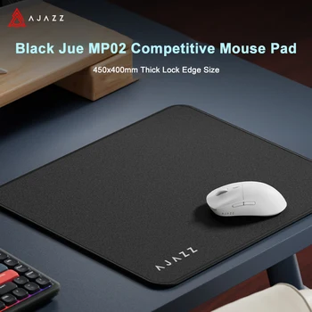 AJAZZ Non-Slip Mouse Mat Notebook Herný PC Black Počítač Mouse Pad Gumy Školské potreby Nastaviť písací Stôl Office Príslušenstvo