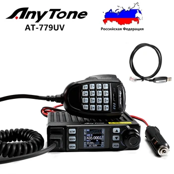 AnyTone NA-779UV Walkie Talkie VHF 136-174MHz UHF 400-480MHz Mini Mobilné Rádiové Stanice Dual Band Vysielač Amatérske Rádio