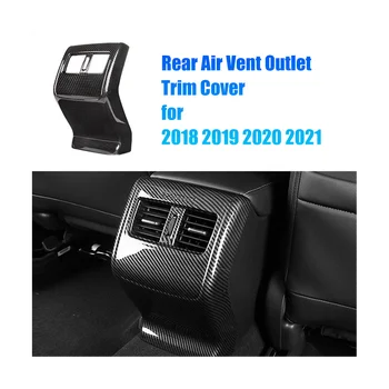 Auto Zadné klimatizácia Ventilačné Rám Orezania Panel pre Honda Accord 2018-2021 odvzdušňovací Anti-Kop Výbava Kryt ABS Uhlíkových Vlákien