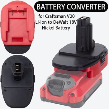Batéria Converter pre Remeselníka V20 Li-ion, aby DeWalt 18V Nikel Výkon Nástroj Batérie Adaptér Nástroj Vŕtací Výkon Príslušenstvo