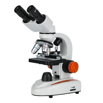 Biologický Mikroskop 40-2000X Binokulárne s Hornej/Dolnej LED Osvetlenie pre Študentov Experiment