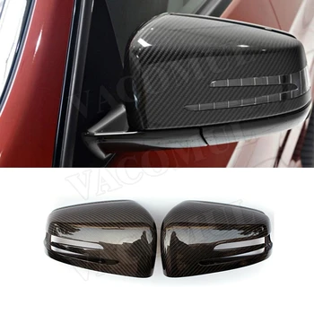 Carbon Fiber Zozadu Bočné Zrkadlo Pokrytie Čiapky pre Mercedes Benz C E CLA GLA CLS Triedy W176 W218 W117 W218 Auto Styling