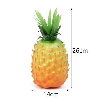 Domáce Potraviny Dekor Umelé ananás Dekorácie Prop Obchod Predviesť Strany Ozdobu Ornament Na Plastické Zobrazenie
