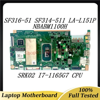 Doske GH4UT LA-L151P Pre Acer Swift 3 SF316-51 SF314-511 Notebook Doske NBABM1100H W/ SRK02 I7-1165G7 CPU 100% Testované OK