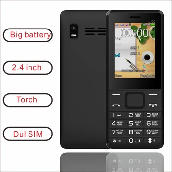 EAOR 2G GSM 2,4-palcový displej Funkcia Telefónu Dual SIM karte 3000mAh veľké battrey Klávesnica bar Telefón s silné svetlo Baterky