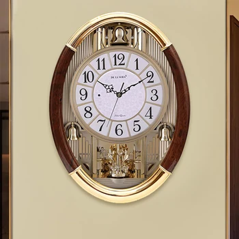 Európskom štýle nástenné hodiny obývacia izba moderný minimalistický veľké budík tvorivé stlmiť osobnosti Americkej quartz hodiny