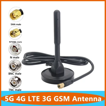 Full Band 5G 4G LTE 3G GSM Omni Antény 600~6000Mhz 12dbi Bezdrôtový Nepremokavé anténu Pre Router S BNC TNC TS9 SMA N Muž