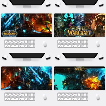 Hra W-Warcraft Mousepad Úrad Veľké Malé Myši, PC, Počítačové Hry Klávesnica Gumová protišmyková Myší Mat D
