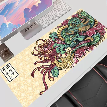 Japonsko Veľké Mousepad dragon kancelársky Stôl Anime Deskmat Notebook Xxl Podložka pod Myš Hráč 90x40 Gumy Herné Príslušenstvo Doprava Zadarmo