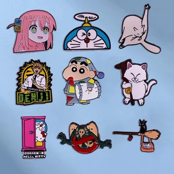 Komiksu, Anime Odznak Legrační Animované Brošňa pre Deti Školského batohu Módne Doplnky, Darček pre Priateľov Šperky
