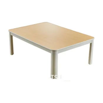 Kotatsu Japonský Stôl Reverzibilné Prírodné/Sivý Obdĺžnik 105x75cm Kotatsu Nohy Teplejšie Vyhrievané Podlahy Nízke Čaj Tabuľka Č Ohrievača
