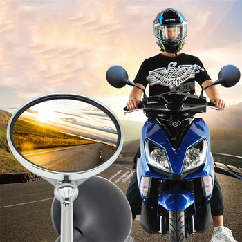 Kruhový Motocykel Spätné Zrkadlá Skúter Bočné Zrkadlo Motorke Úprava Príslušenstvo pre Suzuki UU125 UE125 UY125