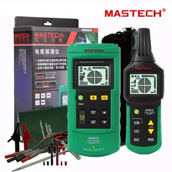 Mastech MS6818 Prenosné Profesionálny Vodič Kábla Tracker Kovové Potrubia Locator Detektor Tester Line Sledovanie Voltage12~400V