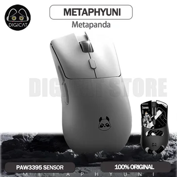 Metaphyuni Metapanda Hráč Myši 3Mode 2.4 G Bezdrôtová Myš PAW3395 26000DPI Office Esport Herných Myší Pre Windows Darček