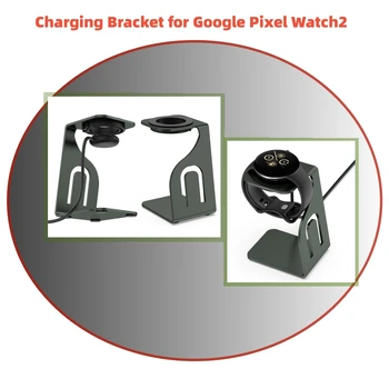 Nabíjací Držiak pre Google Pixel Watch2 Hliníkovej Zliatiny Kovový Držiak(Nabíjací kábel nie je súčasťou balenia)