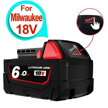 Nabíjateľné Batérie Pre Milwaukee M18B5 XC Lítium-IÓNOVÁ Batéria 18v 9.0/6.0/12.0 Ah nabíjačka Pre Milwaukee M18 12V~18V