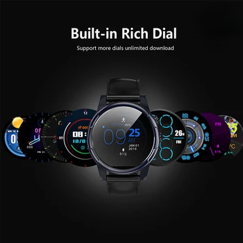 NAJNOVŠIE Módne Muži Ženy luxusné Smart Hodinky Android, WIFI, 2MP Fotoaparát, GPS Srdcovej frekvencie Vodotesný IP67 smartwatch smart hodinky mužov