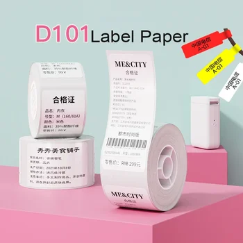 NIIMBOT D101 Štítok Papier Žiadny Atrament Label Maker Tepelnej Cena Dátum Oblečenie Druh Nálepky Nepremokavé Značky pre Domácu Kanceláriu Obchod Použitie