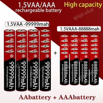 Nový 1,5 V AA Vysokou Kapacitou 99999 MAh+1,5 V AA88888 MAh Alkalické 1,5 V Hodiny Hračkársky Fotoaparát, Batéria Nabíjateľná Batéria