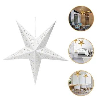 Papierové Tienidlo Lampy Star Tvarované Tienidlo Luster Kryt pre Obývacia Izba