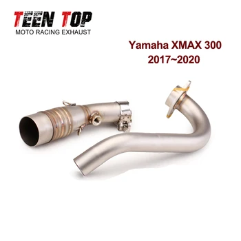 Pre Yamaha X MAX 300 XMAX300 Výfukového Potrubia 2017 2018 2019 2020 2020 Motocykel Predné Odkaz potrubného Systému 51mm Výfukových Šál Bicykli