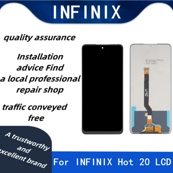 Pôvodný 6.82-palcový LCD displej Infinix Hot 20, s digitalizátorom. komponenty pre dotykový displej, X6826, X6826b, X6826c
