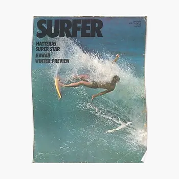 Surfer Vintage Poster Tlač Vintage Maľovanie Nástenná Maľba Domov Izba Obrázok Dekorácie Zábavné Umenie Moderné Nástenné Decor Č Rám