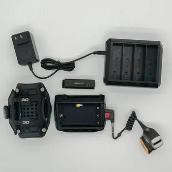 WT6000 zápästie počítač+RS4000 Krúžok Skener Kit +Batéria +Batérie Držiak pre Zebra,Doprava Zdarma