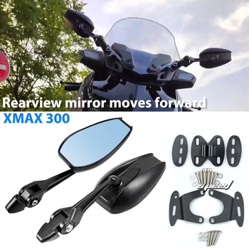 Xmax300 Motocyklové Príslušenstvo Zrkadlo Sada Vhodná Pre Yamaha XMAX300 2017-2023 Spätné Zrkadlo Dopredu Nastaviť Konzolu X MAX 300