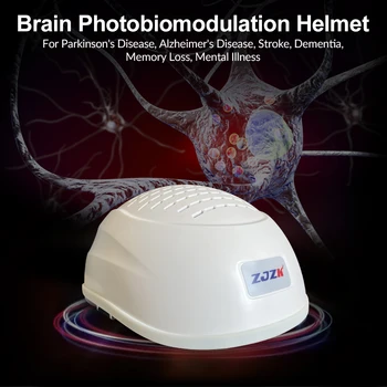 ZJZk Mozgové Vlny Stimulátor LED 810nm Prilba pre Zdvih Parkinson Alzheimerovej Demencie Rehablitation Klinika Ošetrovateľstva Domáce Použitie