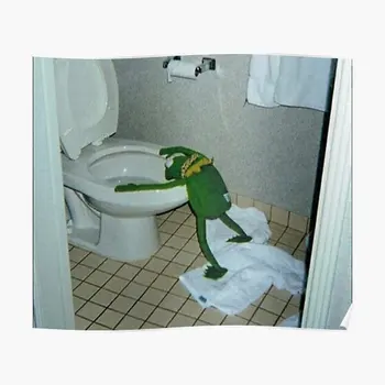 Zlé B Kermit Plagát Nástenné Art Izba Moderného Maliarstva Obrázok, Dekor Print Vintage Vtipné Nástenné Dekorácie Domov Bez Rámu