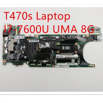 Základná doska Pre Lenovo ThinkPad T470s Notebook Doske I7-7600U UMA 8G 01ER068